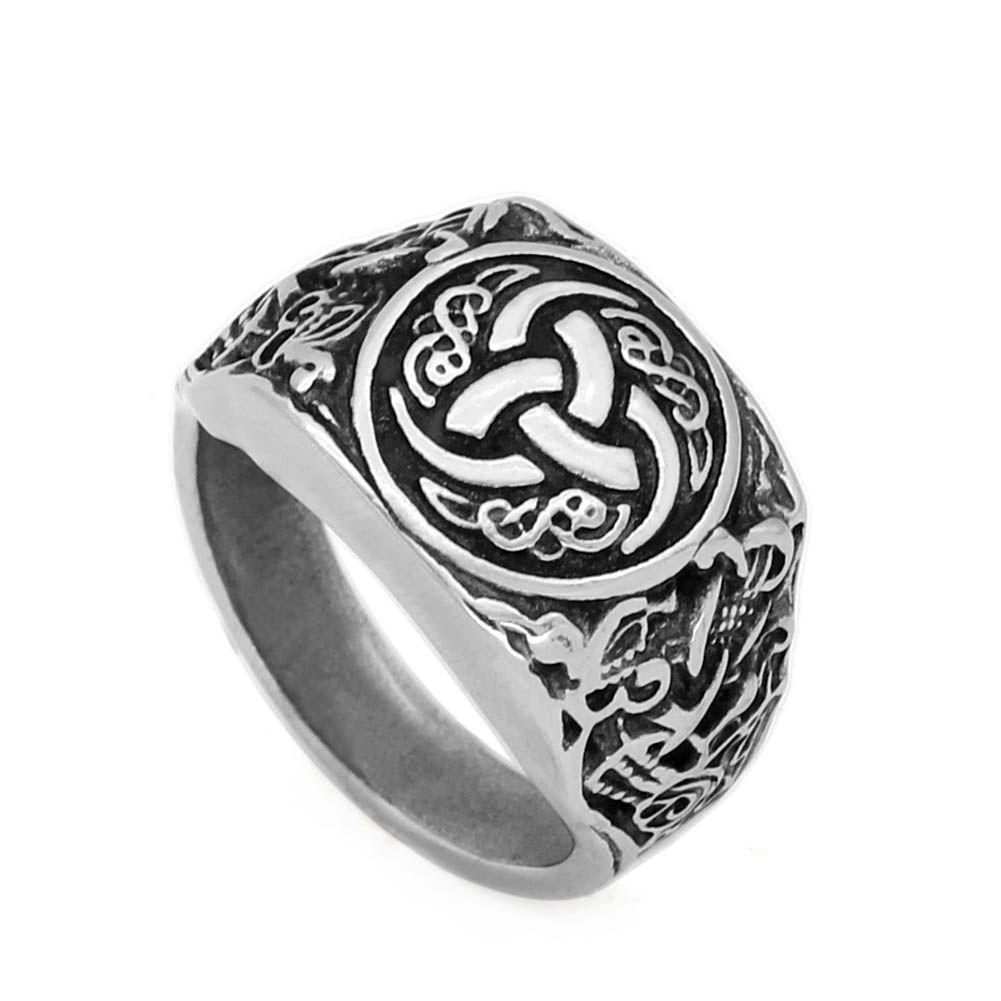 Horns of Odin Ring - Triskele Ring | Norse & Vikings Jewelry | GoodVibes7