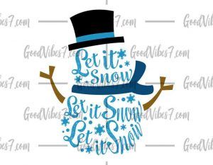 Let It Snow Xmas Mug