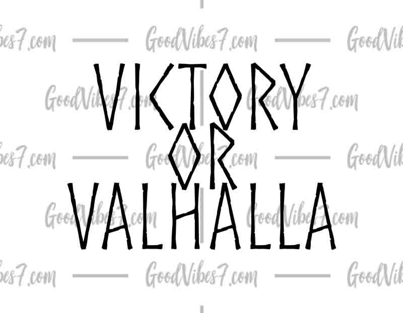 Victory Or Valhalla Mug | Vikings Drinkware | GoodVibes7