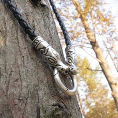 viking wolf necklace