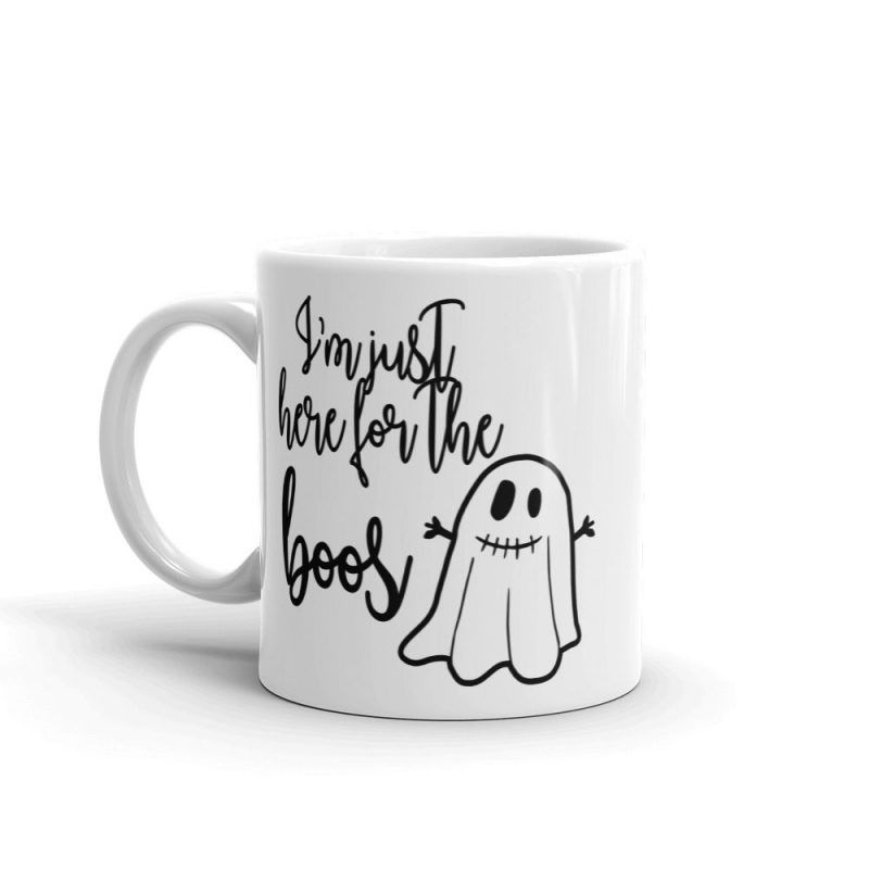 I'm Just Here For The Boos Mug | Halloween Drinkware | GoodVibes7