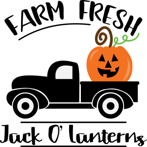 Farm Fresh Jack O'Lanterns Design For Print