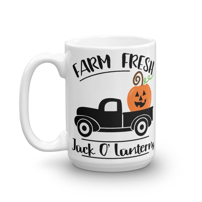 Farm Fresh Jack O'Lanterns Mug | GoodVibes7