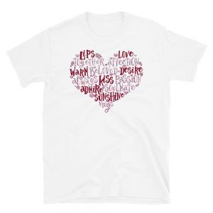 Heart Valentine Words T-Shirt