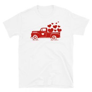 Valentines Vintage Love Truck T-Shirt