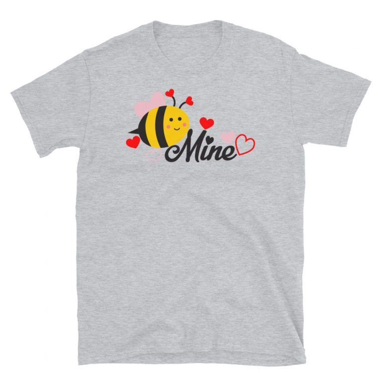 Bee Mine Bee T-Shirt | Valentine's Day Apparel Gifts | GoodVibes7