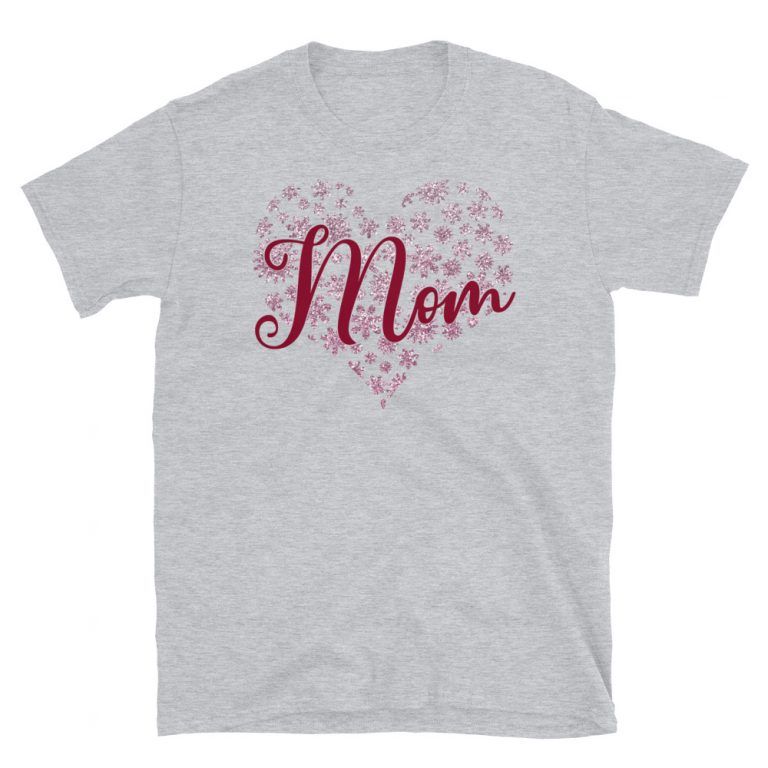 Heart Mom T-Shirt | Mothers Day & Valentine's Day Apparel Gifts | GV7