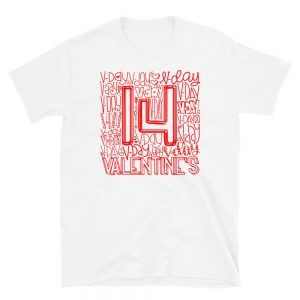 Vday Typography T-Shirt