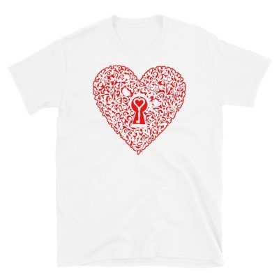 Key To My Heart T-Shirt | Valentine's Day Apparel Gifts | GoodVibes7