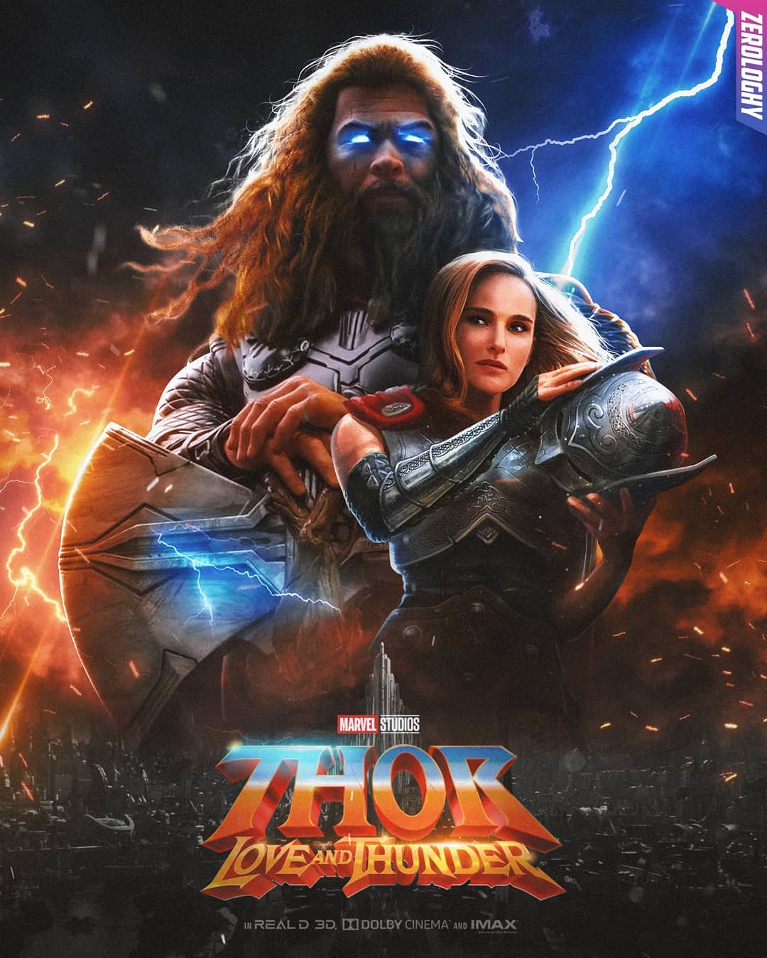 Thor: Love and Thunder recebe pôster de fã trazendo os Guardiões da Galáxia